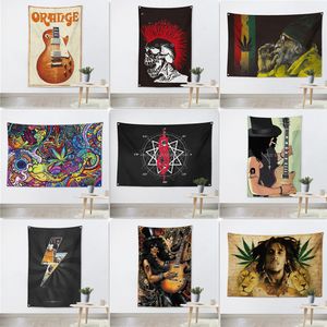 REGGAE Punk-Rock-Kunst-Poster, Wanddekoration, Banner, Wandbehang, Flaggen, Metall, Musikkunst, Leinwand, Malerei, Wandteppich für Wohnheim und Zimmer, Heimdekoration – beste Geschenke für Rock-Fans