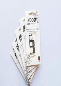 100pcslot Noosy Nano SIM SIM Kart Mikro SIM Kart - Standart Adaptör Adaptör Dönüştürücü İPhone 654S4 için Set EJE7126755