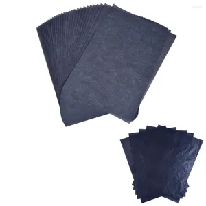 Листы копировальной бумаги для кальки для дерева Холст Керамическая глина Стираемая (черная)