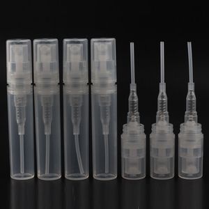 Toptan 3ml Taşınabilir Boş Plastik Parfüm Atomizer Şişe Şişeleri Kozmetik Plastik Sprey Şişesi 4000 PCS/LOT EN DÜŞÜK FİYAT