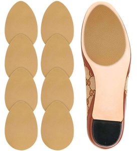 Shoesert Protetores de sola adesiva para sapatos antiderrapantes, punhos antiderrapantes para sapatos de salto alto (amarelo - 4 pares)
