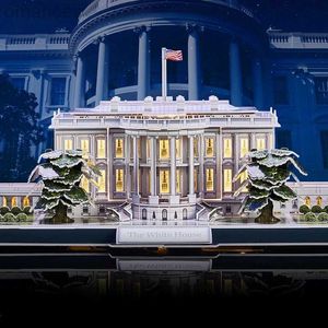3D Puzzles diy kağıt bulmaca 3D Üç boyutlu ünlü bina Beyaz Saray Modeli Jigsaw Meclis Oyuncak Çocuklar İçin Doğum Günü Hediyeleri 240314