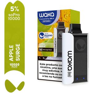 Лучшая оптовая перезаряжаемая одноразовая электронная сигарета Waka SoPro 10000 затяжек испаритель пара 18 мл масла дешевый OEM Custom Pod vaper