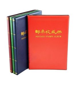 Винтажный альбом почтовых марок из искусственной кожи, 20 страниц, 500 единиц, книга для коллекционирования марок ручной работы, 12-дюймовый альбом с отрывными листами 2012024576476