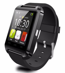 Bluetooth U8 Смарт-часы Наручные часы U8 U Часы для iPhone HTC Android Телефон Смартфоны 3 цвета SmartWatch Смарт-браслет DHL1933181