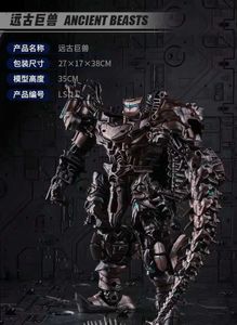 Anime manga Aoyi LS11 AM01 Dönüşüm Eylem Figür 35cm Scorn Dinobots Antik Behemoth Dinozor Anime Model Oyuncak YQ240315