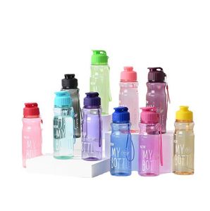 Прозрачная бутылка для воды, портативная спортивная чашка для питья, кухонные инструменты, бутылка для воды 550 мл для школы, спортзала, путешествий, для девочек и мальчиков
