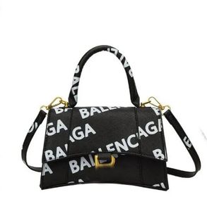 Moda tasarımcı çantaları küçük mini kum saati kılıfları kadın çanta alışveriş cüzdanlar cüzdan l lüks pu deri mektup b logo kadın tote çanta