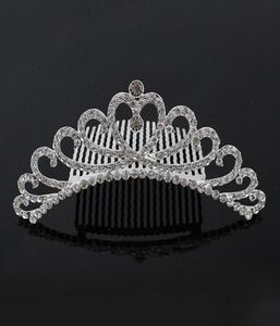 Lindo mini cristal strass diamante nupcial princesa coroa pente de cabelo tiara festa de casamento feminino presente da menina jóias 8558863