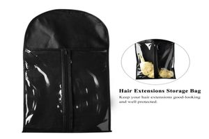 1pcs Dayanıklı Saç Peruk Taşıyıcı Kılıfı Saç Uzantıları Depolama Çantası Peruk Askı Paketi Fermuar Stil Aksesuarı 7573305