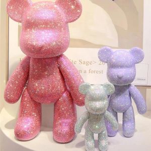 Stich 23/32 cm Bär DIY Diamant Malmalerei Desktop Orament Cartoon Kristall Strass Mosaik Wohndekorationen DIY Handgemachte Handwerkskits