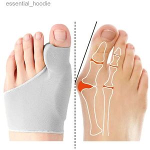 Erkek çorap 2pcs = 1PAIR MENS GRAY TOE HALLUX VALGUS Bunion Düzeltici Orthotics Feet Kemik Başparmak Düzenleyici Pedikür Düzeltme SOCKC24315