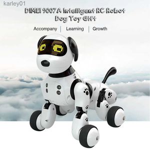 Игрушки-трансформеры Роботы Программируемый робот-собака 2.4G Беспроводной пульт дистанционного управления Интеллектуальный говорящий робот Игрушки для собак Электронные игрушки для домашних животных для детей yq240315