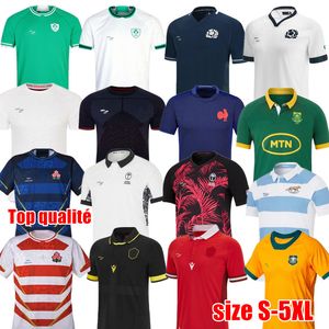 2023 Rugby jerseys South enGlands African Ireland Rugby Black Samoas RUGBY Scotland Fiji 23 24 Worlds Rugby Jersey Home Away mens rugby shirt Jersey