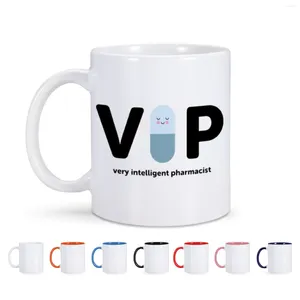 Кружки VIP керамическая кружка очень умная чашка фармацевта вода чай молоко посуда для напитков для знахаря творческий забавный подарок