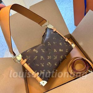 Omuz çantaları popüler moda el yapımı benzersiz tasarım klasik kare kare crossbody çanta omuz lüks çanta çanta