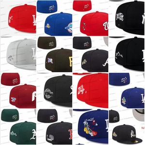 36 Renk Erkek Beyzbol Takılmış Şapkalar Klasik Kraliyet Kırmızı Renk Angeles 