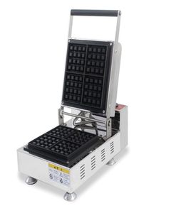 Ticari Kullanım Belçika Liege Waffle Machine Electric 110V 220V Kare Brüksel Waffle Maker Iron Baker Fırın Tost Makinesi LLFA2926825