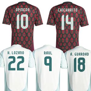 14 Chicharito 22 H.Lozano 18 A.Guardado 13 G.OChoa 10 O. Pineda Özelleştirilmiş KingCaps Thai Kalite Futbol Formaları Yakuda Spor Toptan Popüler Dhgate İndirimi