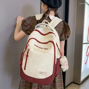 Sırt çantası joypessie moda kadınlar kawaii sevimli genç kızlar kitap çantası naylon lise su geçirmez öğrenci mochila erkek okul çantası