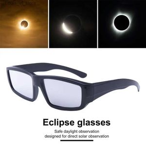 Солнцезащитные очки Сертифицированные солнцезащитные очки Eclipse, сверхлегкие и удобные солнцезащитные очки, подходящие для безопасного просмотра солнечного света в однотонных тонах H240316