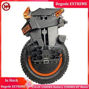 Stokta En Yeni Begode Extreme 50E 50S 134.4V 2400Wh Pil 3500W HT Motor Hava Yağı Ayarlanabilir Sönümleme Yay Süspansiyonu 18inch Begode Aşırı Tekerlek