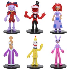 figur anime bebek anime cosplay tek parça anime mor palyaço özel anime kız palyaço bebek palyaço figürin 6pcs model çocuk oyuncak karikatür figürü palyaço vintage palyaço kukla