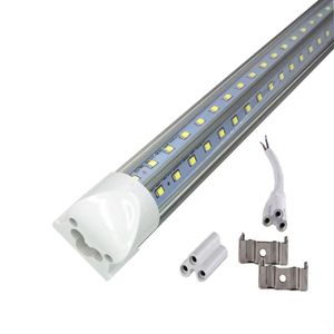 U şeklindeki 4ft 5ft 6ft soğutucu kapı LED tüpleri T8 Entegre 2 Side Işıklar 85-265V LED ampuller