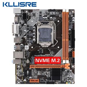 KLLISRE B75 Masaüstü Anakart M.2 LGA 1155 I3 I5 I7 CPU Destek DDR3 Memory 240307