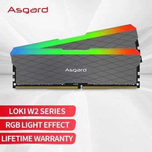 Asgard W2 серии RGB RAM ddr4 8 ГБx2 16 ГБx2 3200 МГц PC425600 135 В двухканальная потрясающая настольная память ram 240314