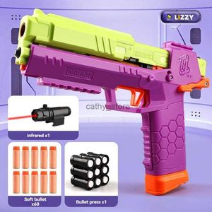 Пистолет Gecko, игрушечное оружие, ручной пистолет с мягкой пулей, игрушечный морковь, страйкбол, антистрессовый пистолет, пусковая установка с подачей вниз для взрослого мальчика, открытый GameL2403