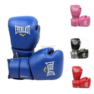 Koruyucu Dişli Yeni Tasarım Yetişkin Bayan / Erkekler Boks Eldivenleri Deri MMA Muay Thai Boxer de Luva Mitts Sanda Equenments 10 12 14 16oz Boks yq240318