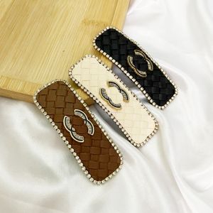 Koreli Damalı BB saç klibi klasik tasarımcı elmas saç tokası bahar yeni hediyeler cazibe saç klipleri yüksek kaliteli kız saç takılar
