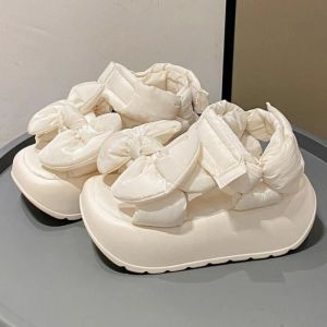 Сандалии 2023 Летние женские женские туфли для кексов каваи, мода, дамы, 7 см. Подготовленные Санделские сандалии повседневные пляжные туфли женская желе обувь