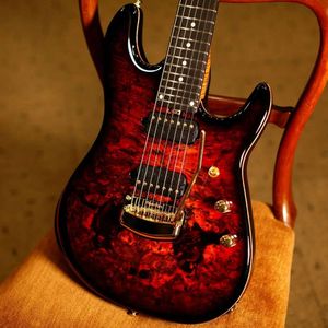 Müzik Adam Jason Richardson String Cutlass Rorschach Kırmızı GG U Electry Guitar