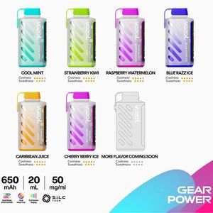 Новое прибытие Vozol Brand Gear Power E Сигарета цифровой экран 20 мл Vape Mod Dummy Vape Pod Cigarrillos Electronicos