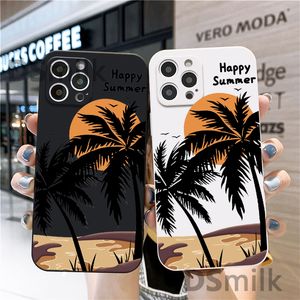 Чехол для телефона с изображением кокосовой пальмы для iPhone 15 14 13 Pro 12 11 Pro Xs X XR Max 8 7 SE, прочные силиконовые чехлы, мягкая задняя крышка