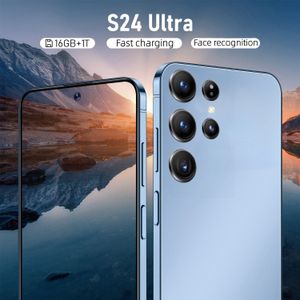 S24 Ultra S23 Akıllı Telefon 4G LTE Octa Çekirdek 6.8inch 256GB 512GB 1TB Punch-Shole Tam Dokunmatik Ekran Yüz Kimliği Kilitli 13MP Kamera GPS HD Ekran Yüz Tanıma İngilizce Telefon