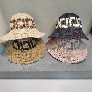Tasarımcı Geniş Kötü Şapkalar Nefes Alabilir Katlanır Saman Şapka Kadın Tatil Plajı Şapkı Yaz Seyahat Güneş Koruyucu Gölge Şapka