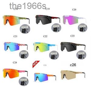 Designer Youth Original Pits Vipers Sport Google Tr90 Occhiali da sole polarizzati per uomo/donna Occhiali antivento per esterni 100% UV a specchio Leggeri in inverno 168 EGM1