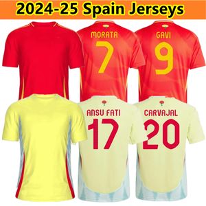 Yeni 2024 2025 SPAINS Futbol Formaları Pedri Lamine Yamal Rodrigo Pino Merino Sergio M.asensio Ferran C.Soler 24 25 Erkek Çocuk Hermoso Redondo Caldentey Futbol Gömlek