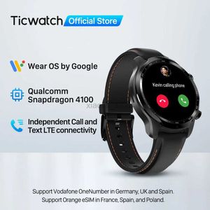 Bilek saatleri Ticwatch Pro 3 LTE Wear OS Smartwatch Vodafone DE/İngiltere Erkek Spor Snapdragon Wear 4100 8GB ROM 3 ila 45 gün pil ömrü 240319