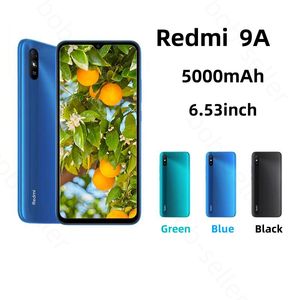 6.53inch Xiaomi Redmi 9A 10A 4G Android Global Rom Çin Marka Telefon Yüz Kilidini Açma 5000mAh Dualsim 4+64GB 13MP 120Hz Helio G25 Akıllı Telefon