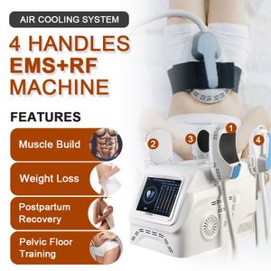 Evde Kullanım/Ticari Estetik Tıp 4 Elektronik Kas Uyarılar Emslim Neo RF Yağını Çıkarma Kas Binası EMS Zayıflama Vücut Heykel Makinesi