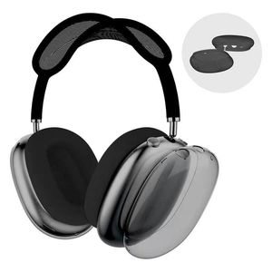 AirPods için Max Pro Kulaklık Aksesuarları Şeffaf TPU Kasa Silikon Silikon Anti-Çarpışma Kabuğu Airpods Maks Kulaklık Kulaklıkları Kulaklık Su Geçirmez Koruyucu Kılıf