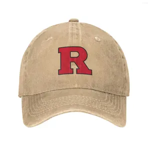 Ball Caps Rutgers Scarlet Knights Logo Moda Kalitesi Denim Kapak Örme Hat Beyzbol