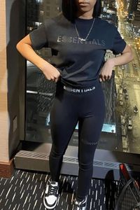 Kadınlar için iki parçalı set tasarımcı Seti Kadın kıyafetleri spor fitness yüksek bel tozluk eşleşen tozluk setleri eşofmanlı kadın coutoure set paletli takım boyutu xs-xl