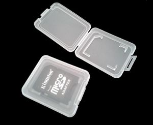 Yeni Taşınabilir SD Kart Şeffaf Standart Bellek Kartı Tutucu Kutu Kılıf Kılıfları SD SDHC Bellek Kartı Kart4902986