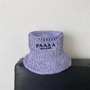 Lüks Tasarımcı Kova Şapka Hip Hat Yüksek kaliteli mektup içi boş dokuma şapka baskı tarzı seyahat güneş kapağı moda ve boş zaman