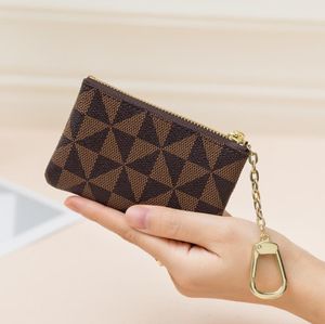Lüks tasarımcılar mini madeni para çantası anahtarlık askı çantası moda kadınlar erkek kredi kartı tutucu para çantası cüzdan yüzük anahtarlık